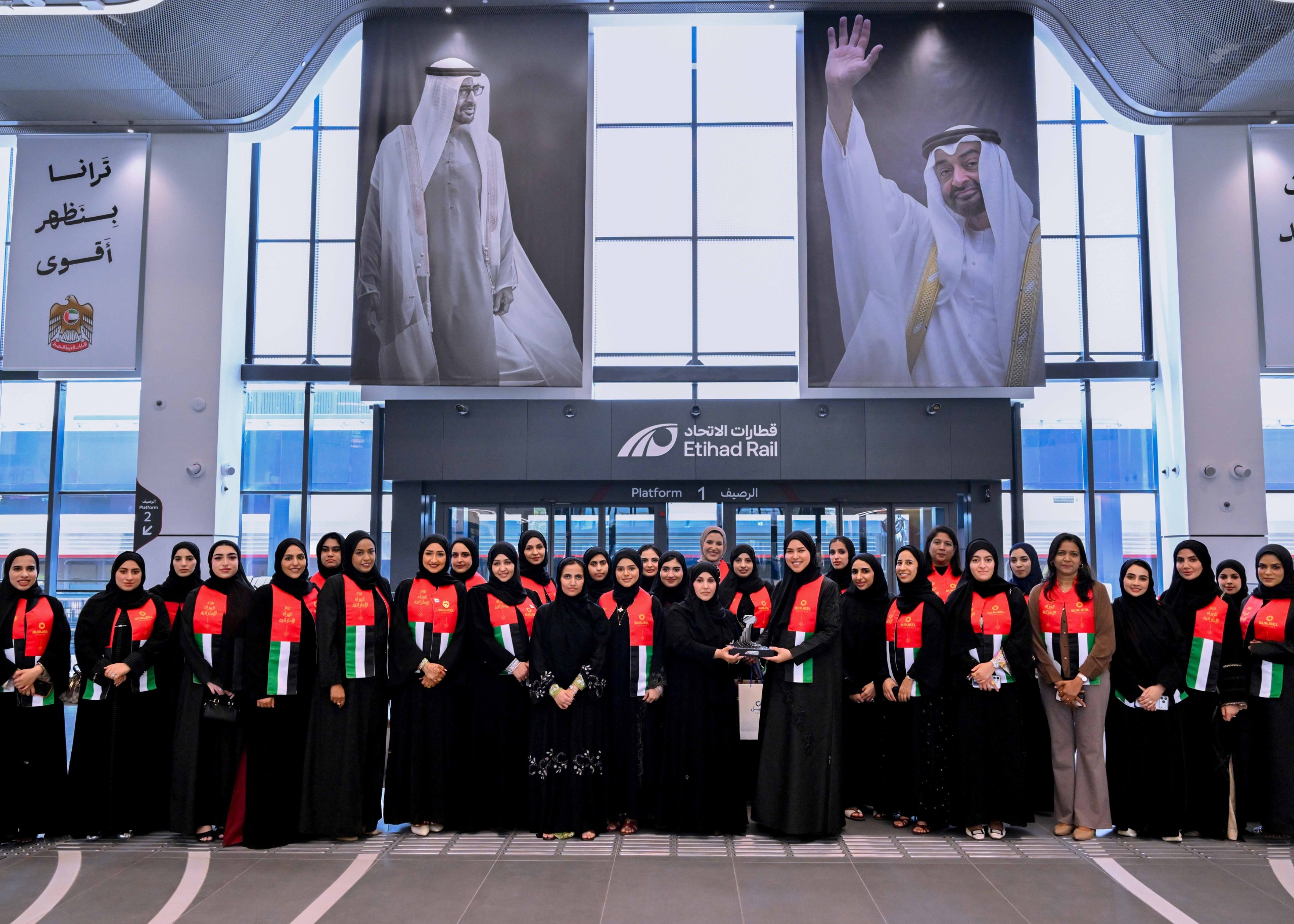 Three Generations of Emirati Healthcare Women Come Together on Etihad Rail Ahead of Emirati Women’s Day 