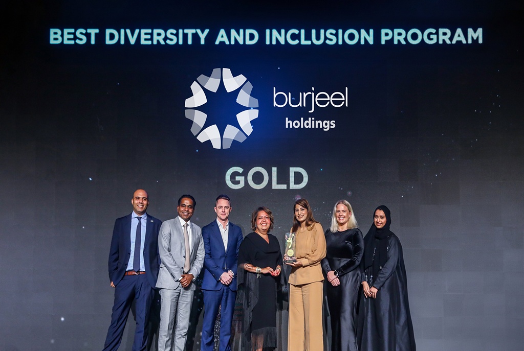 Burjeel Holdings Wins Gold at Employee Happiness Awards for Diversity & Inclusion 