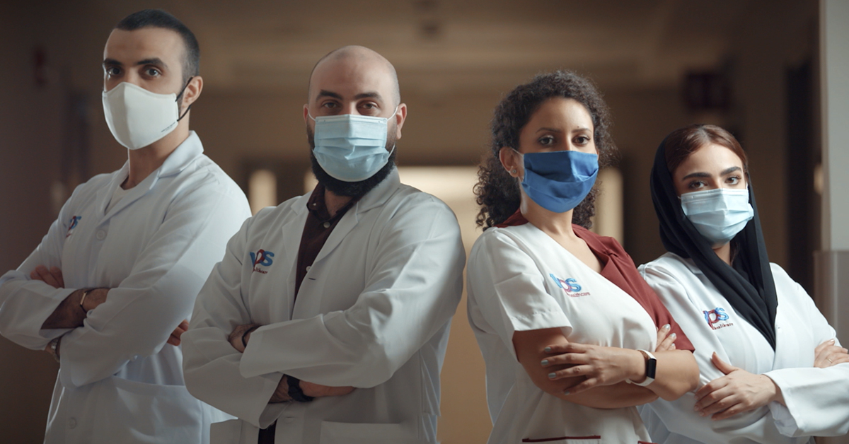 Hospital walls fill with ‘thank you’ notes to honour healthcare heroes on Emirates Medical Day.