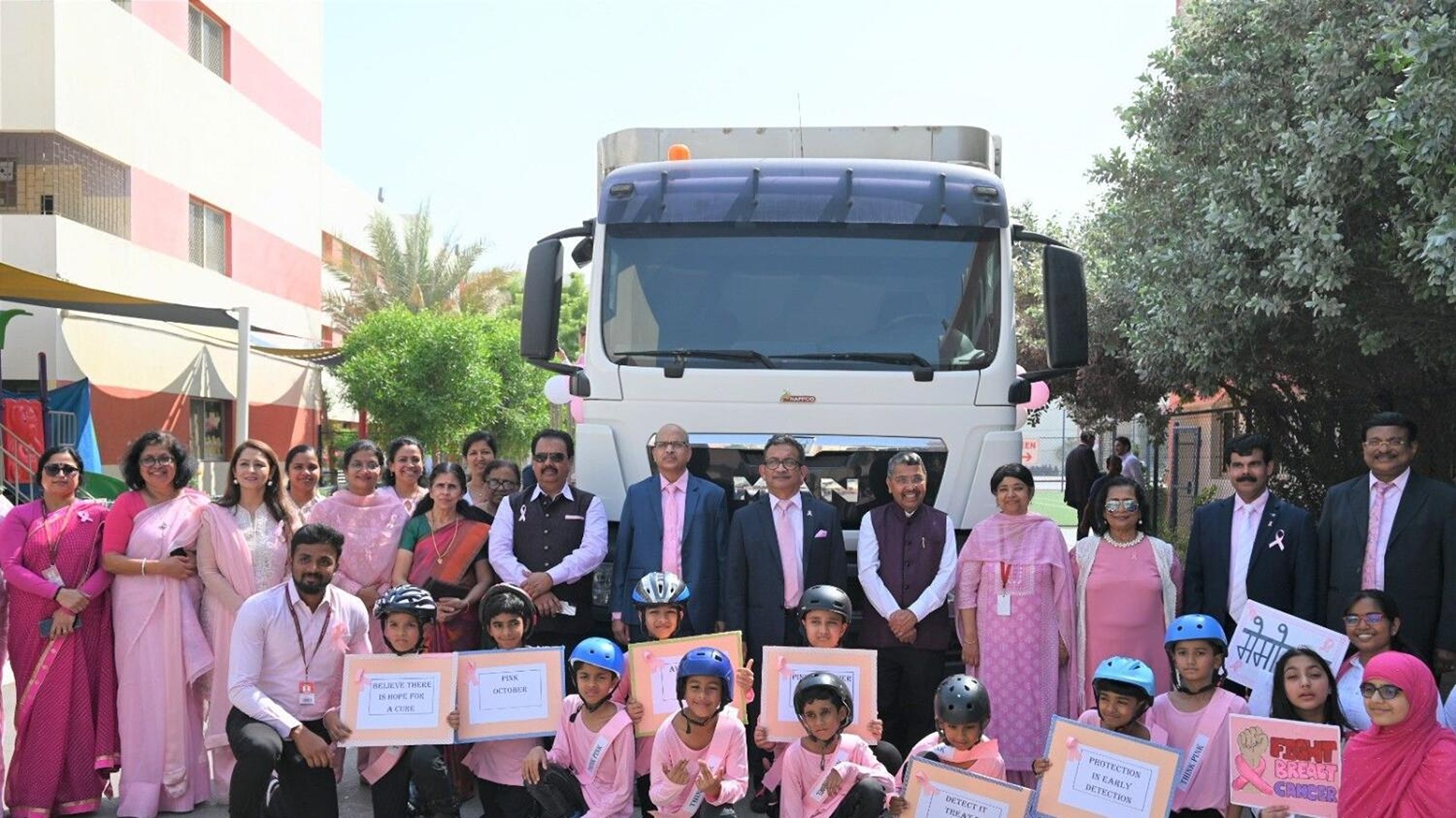 UAE: Students perform skits, roller-skate to persuade parents for breast cancer screenings
