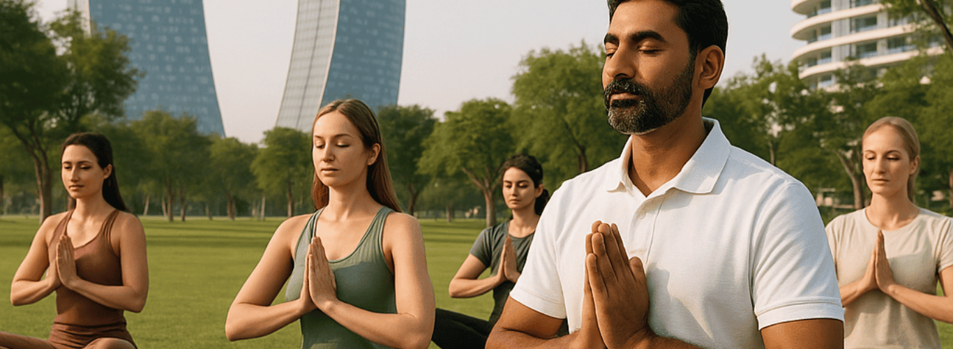 Yoga at Burjeel Reem